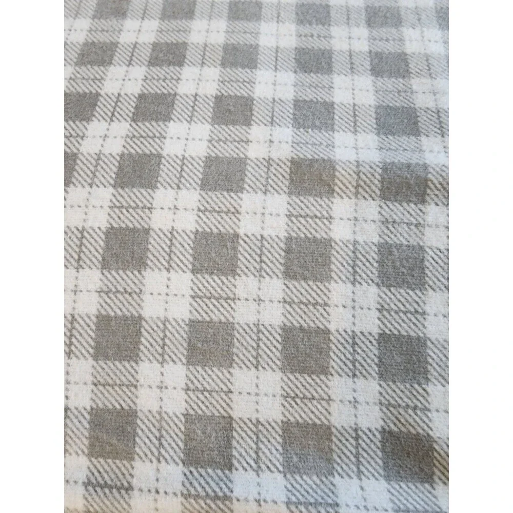 NEW Cuddl Duds KING Heavyweight Flannel Sheet Set Plaid Brushed Cotton Durable
